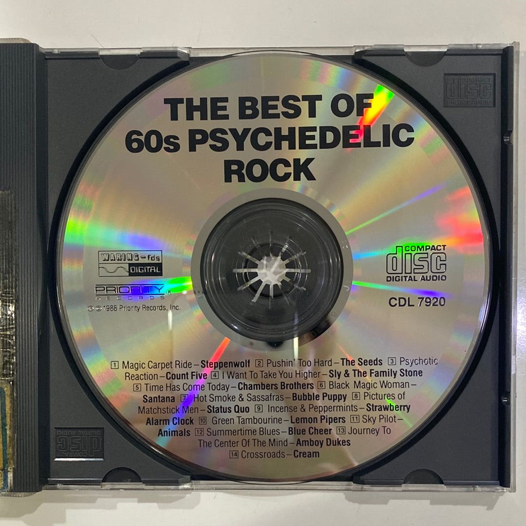 ซีดี Various - The Best Of 60s Psychedelic Rock (Original Master Recordings) (CD) (VG)