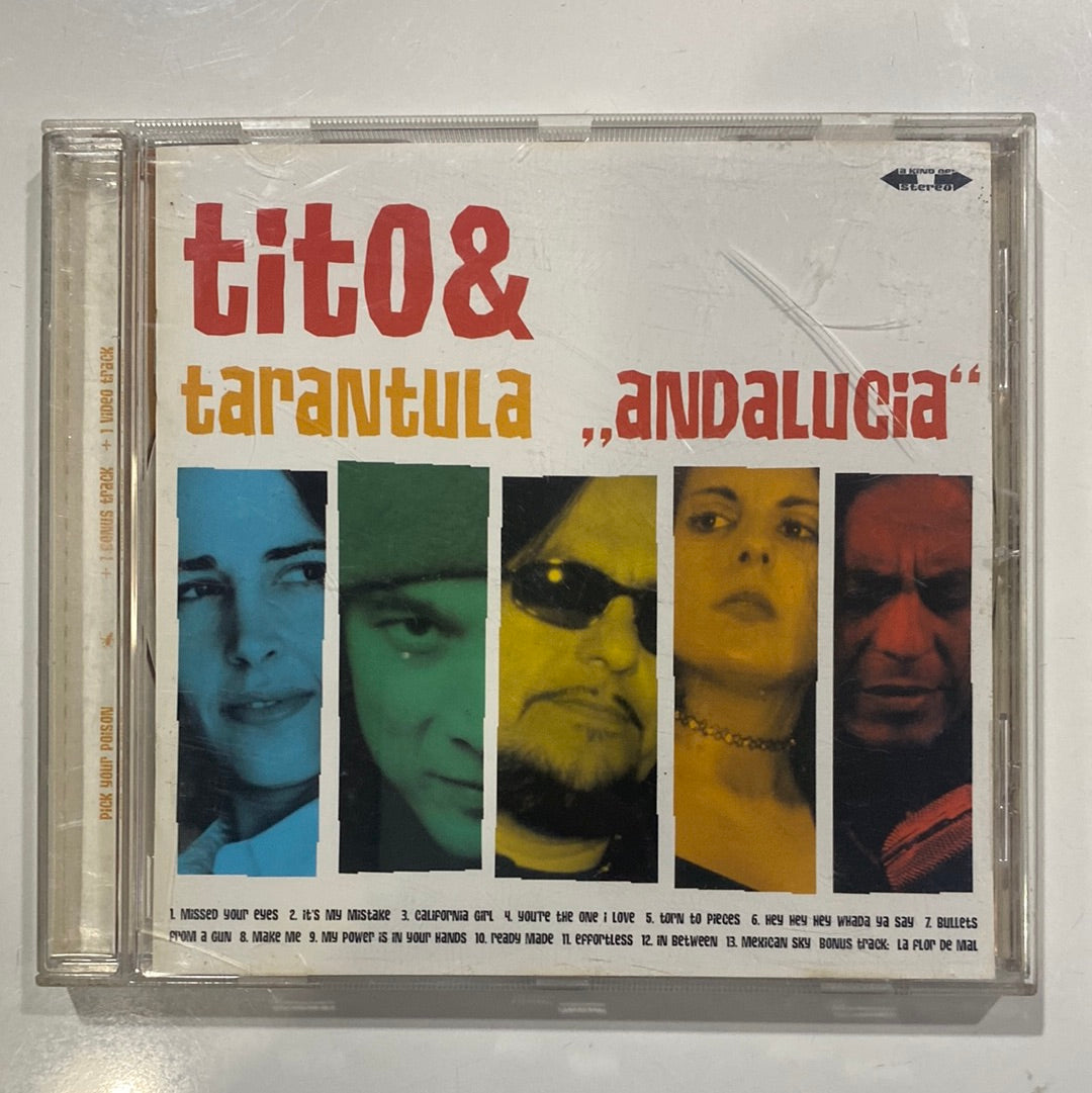 ซีดี Tito & Tarantula - Andalucia CD NM or M-