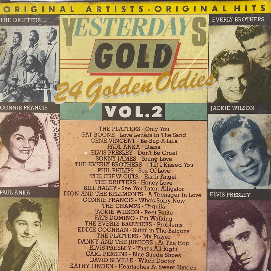 ซีดี Various - Yesterdays Gold Vol. 2 (24 Golden Oldies) (CD) (VG+)