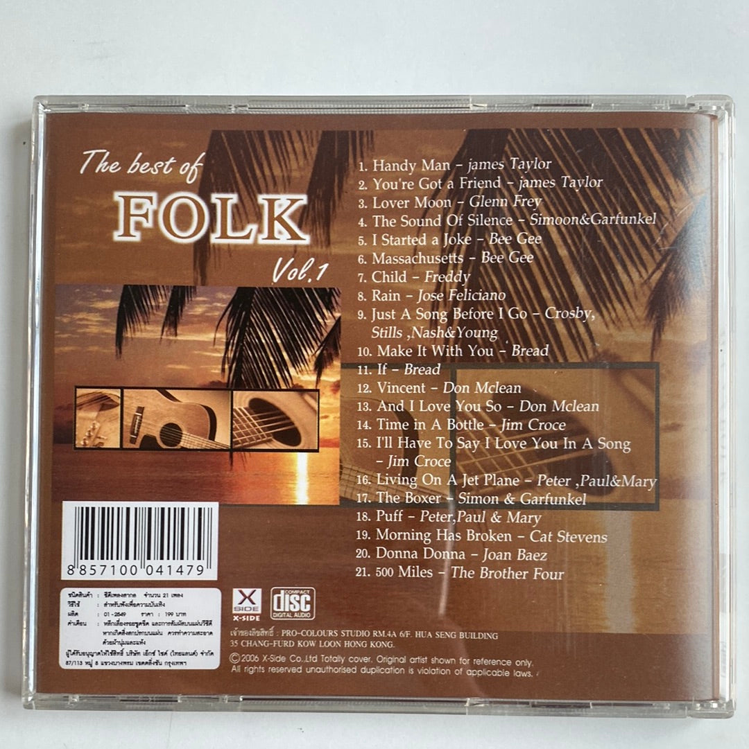 Various - The Best Of Folk Vol.1 (CD)(G+)