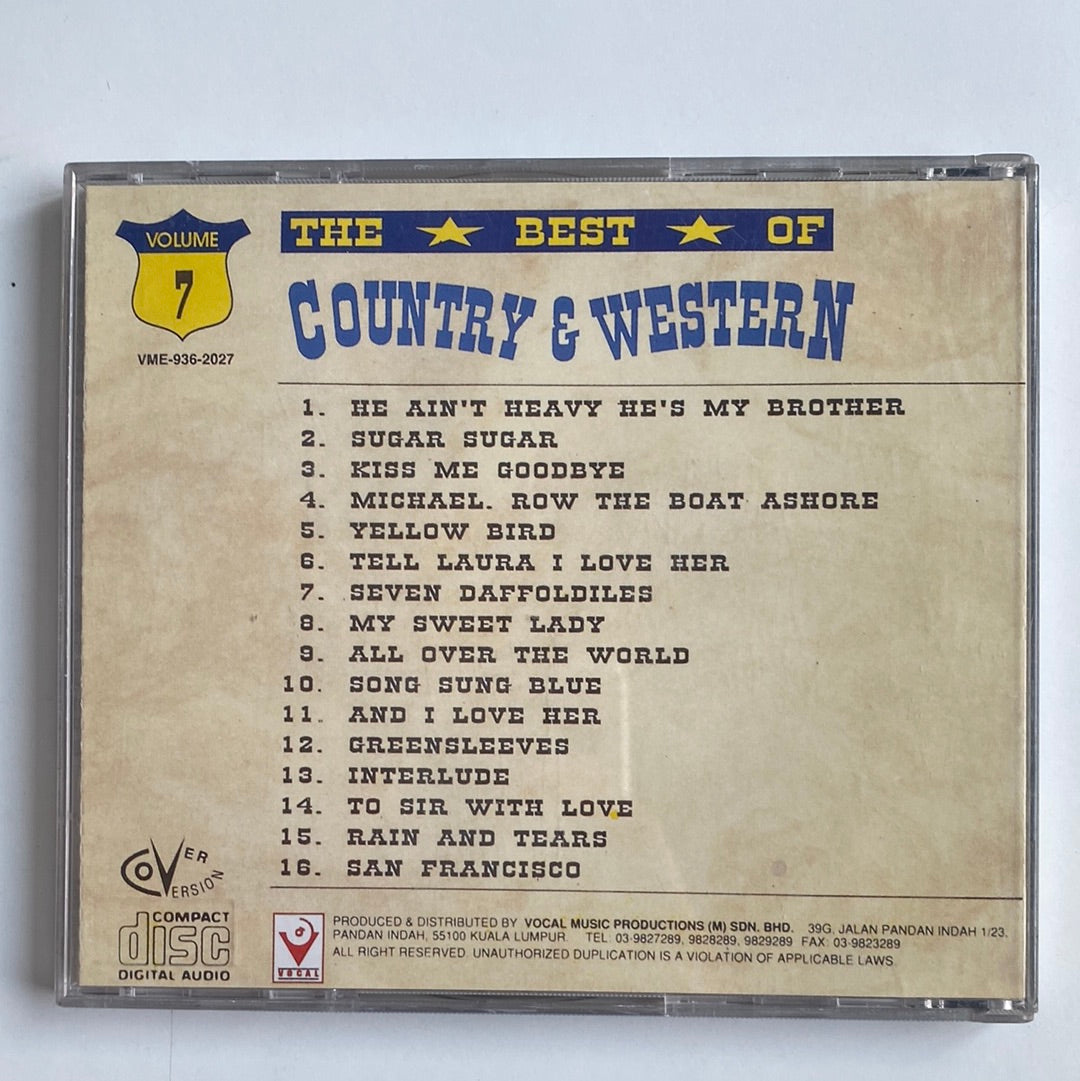 ซีดี Various - The Best Of Country & Western (CD)(VG)