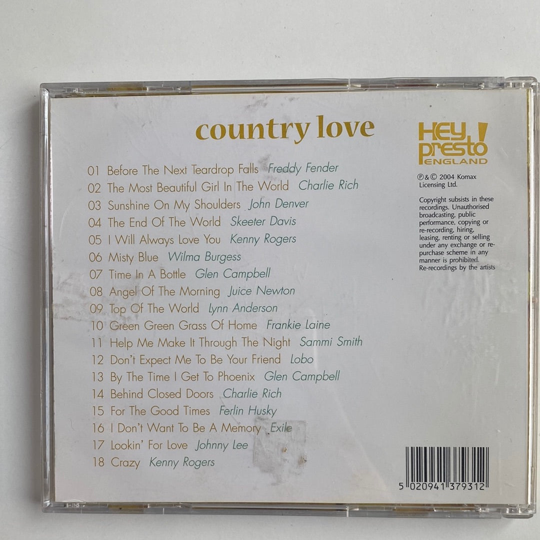 ซีดี Various - Country Love CD VG