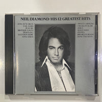Neil Diamond - His 12 Greatest Hits (CD) (NM or M-)