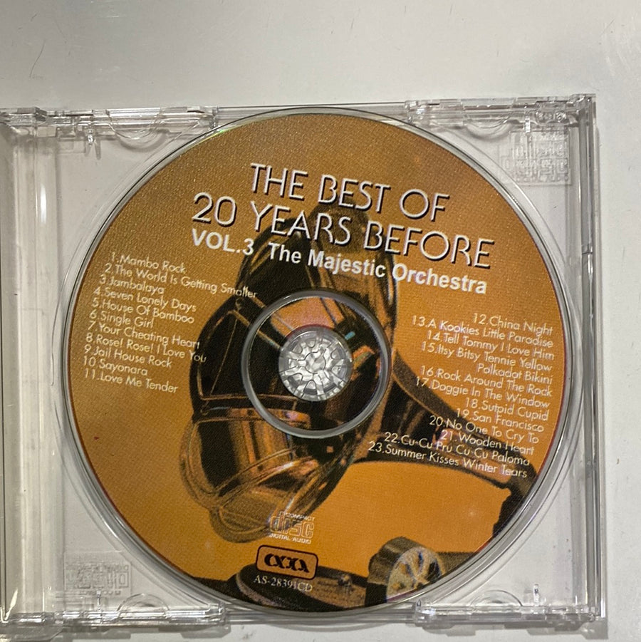 ซีดี The Majestic Orchestra, Itojo Kumano, Felix Wong, Cecilia Lau, Terrence Liu, Sandie Carpio, Ernesto Machado, Udjang - The Best Of 20 Years Before Vol.3 (CD) (NM or M-)