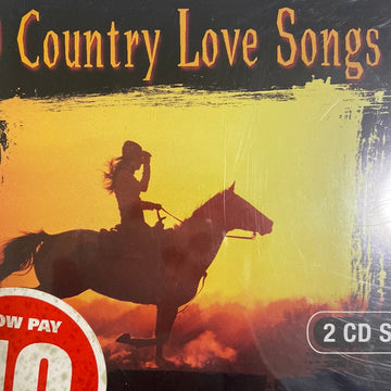 ซีดี Various - 50 Country love songs (CD)(VG+)