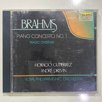 ซีดี Johannes Brahms, Horacio Gutiérrez, The Royal Philharmonic Orchestra, André Previn - Piano Concerto No. 1 / Tragic Overture CD VG+