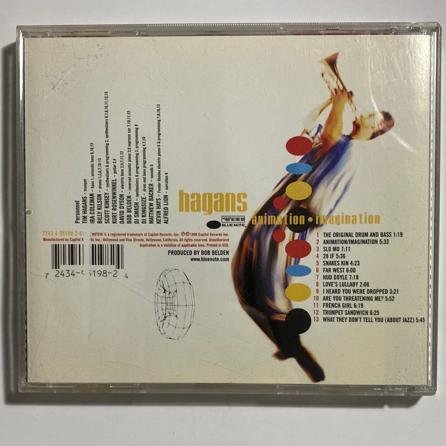 ซีดี Tim Hagans - Animation • Imagination (CD) (VG)