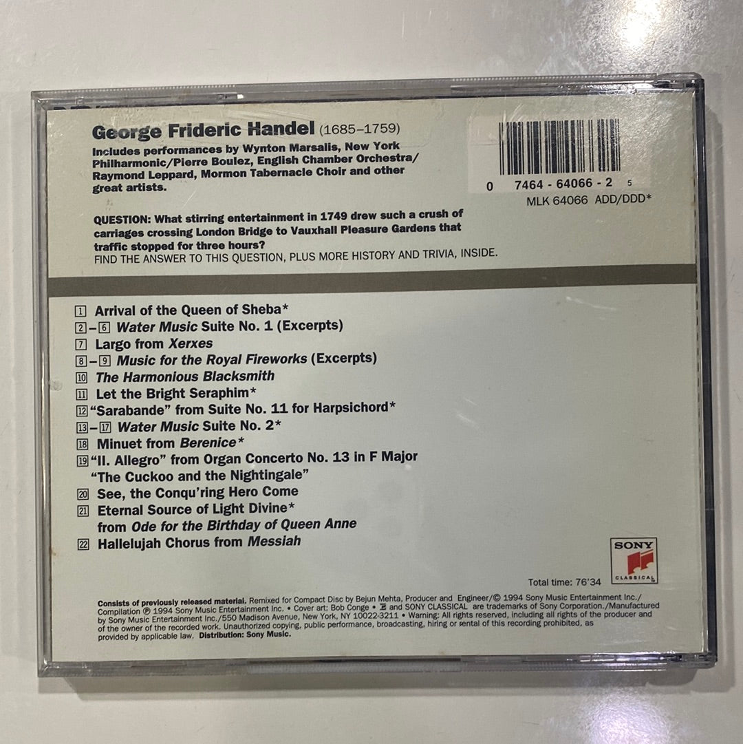 ซีดี Georg Friedrich Händel, Various - Handel: Greatest Hits (CD) (NM or M-)