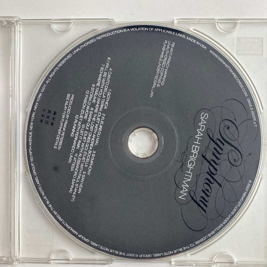 ซีดี Sarah Brightman - Symphony (CD) (VG)