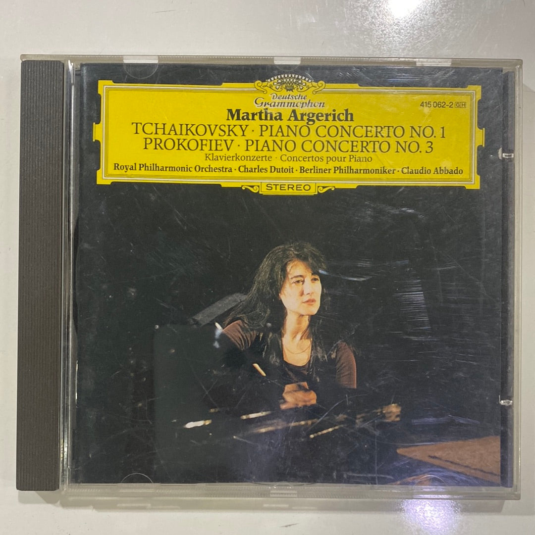 ซีดี Pyotr Ilyich Tchaikovsky / Sergei Prokofiev, Martha Argerich - Martha Argerich - Peter Tchaikovsky - Piano Concerto No. 1 - Serge Prokofiev - Piano Concerto No. 3 (CD) (VG)