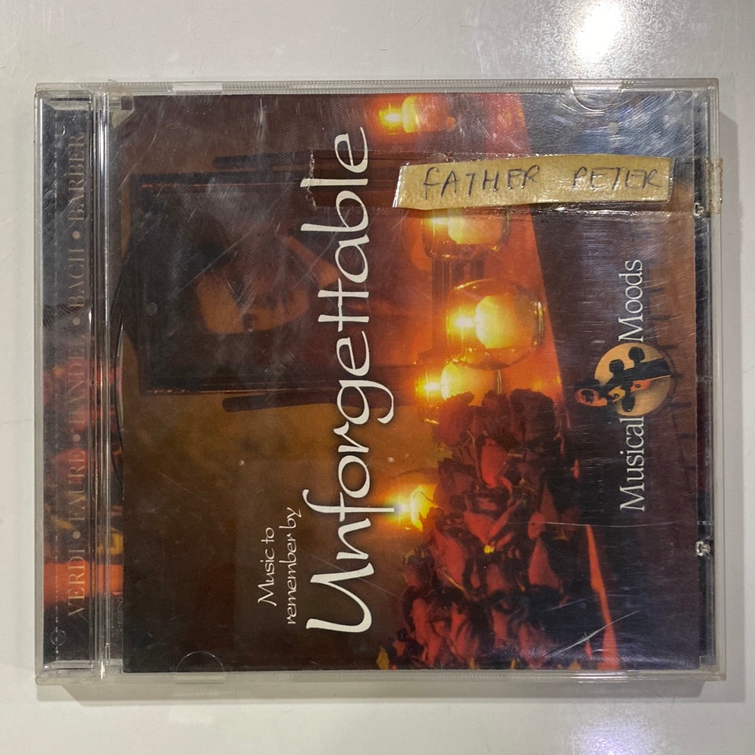 ซีดี Various - Unforgettable - Music To Remember By (CD) (VG)