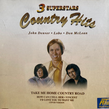 John Denver - Lobo - Don McLean - 3 Superstars Country Hits (CD)(G+)