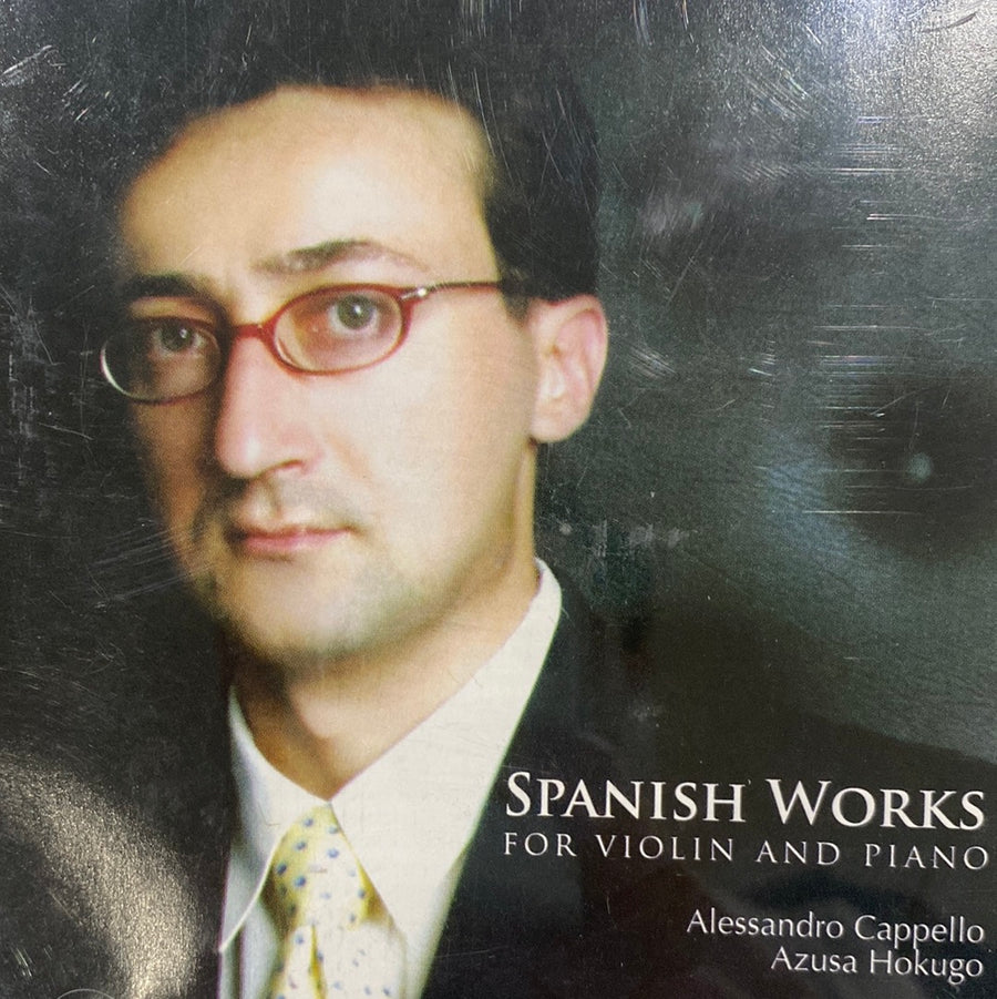 ซีดี Alessandro Cappello & Azusa Hokugo - Spanish Works For Violin And Piano CD VG+