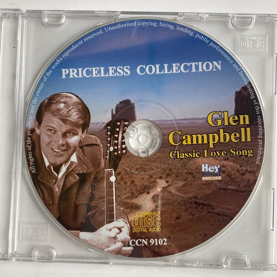 ซีดี Glen Campbell - Priceless Collection Classic Love Song CD NM