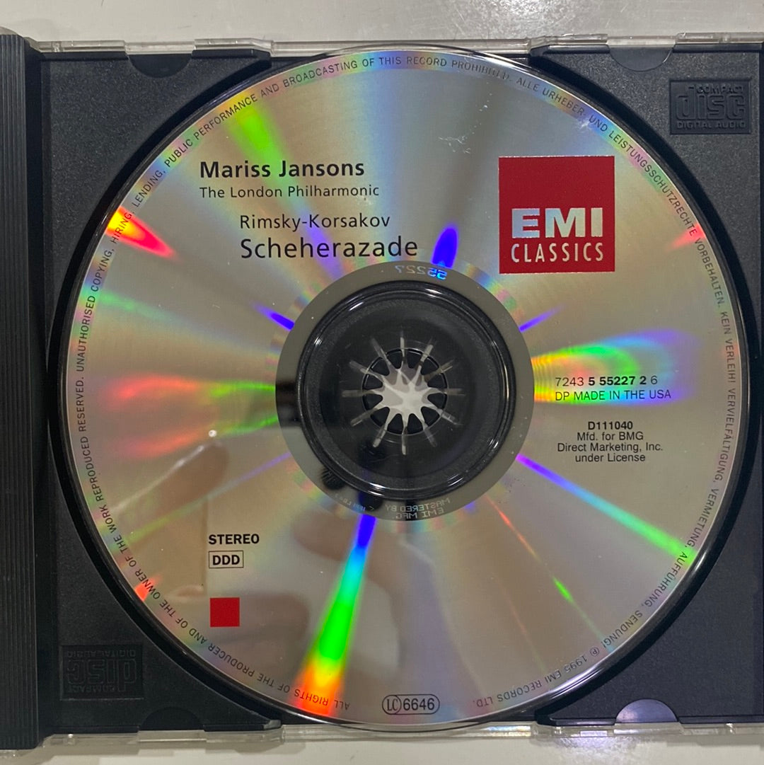 Nikolai Rimsky-Korsakov / Mariss Jansons / The London Philharmonic Orchestra - Scheherazade (CD) (NM or M-)