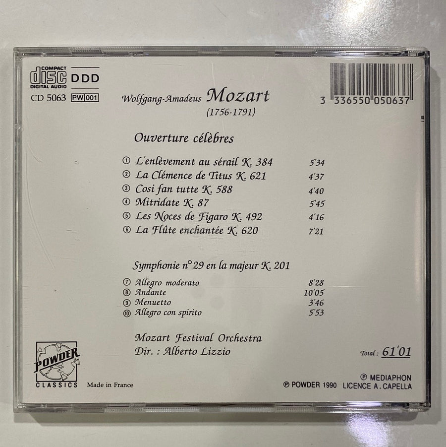 ซีดี Mozart - Ouvertures Celebres CD NM