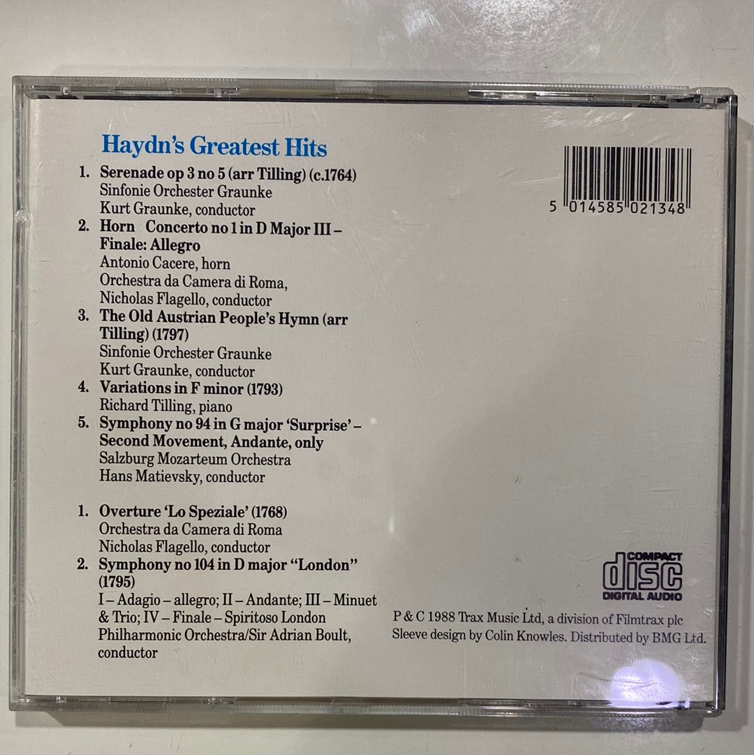 ซีดี Haydn - Haydn's Greatest Hits CD NM