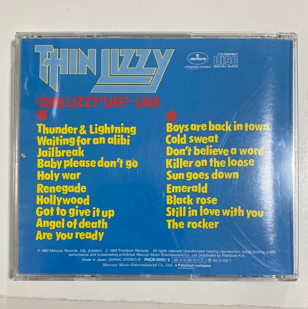 ซีดี Thin Lizzy - Life Live (CD) (VG+)