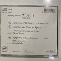 ซีดี Wolfgang Amadeus Mozart - Symphonie Nº 41 "Jupiter" KV 51 / Symphonie Nº 1 / Ouverture Des Noces De Figaro CD VG+