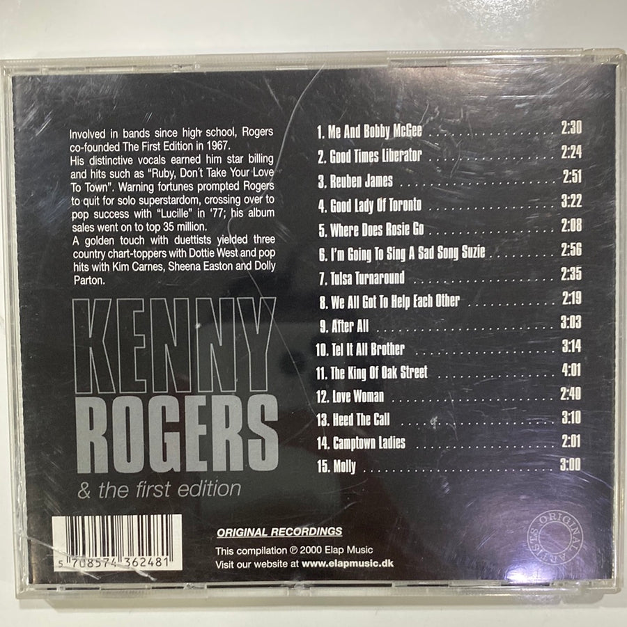 Kenny Rogers & The First Edition - Me And Bobby McGee (CD) (VG)