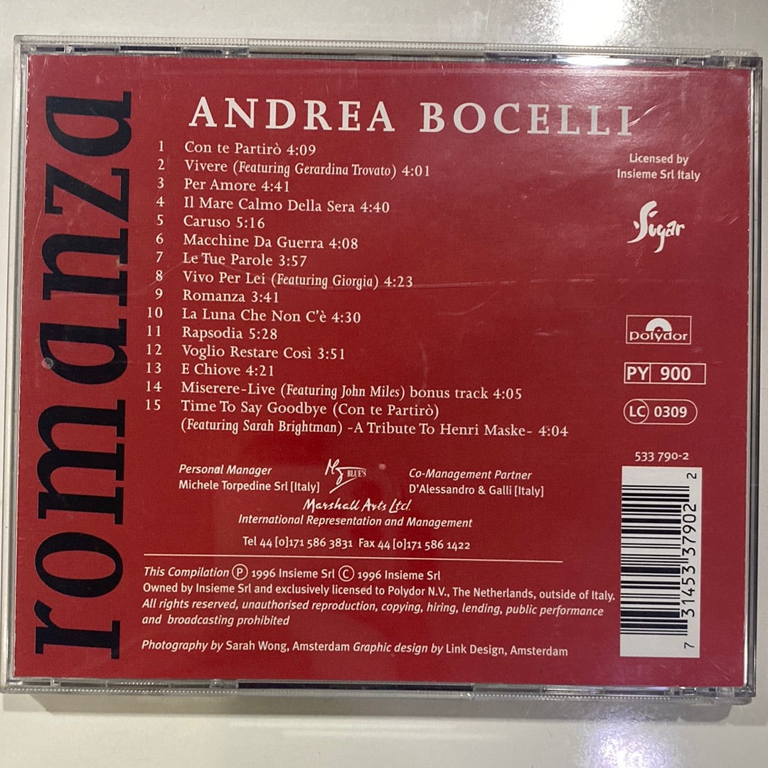 Andrea Bocelli - Romanza (CD) (VG)