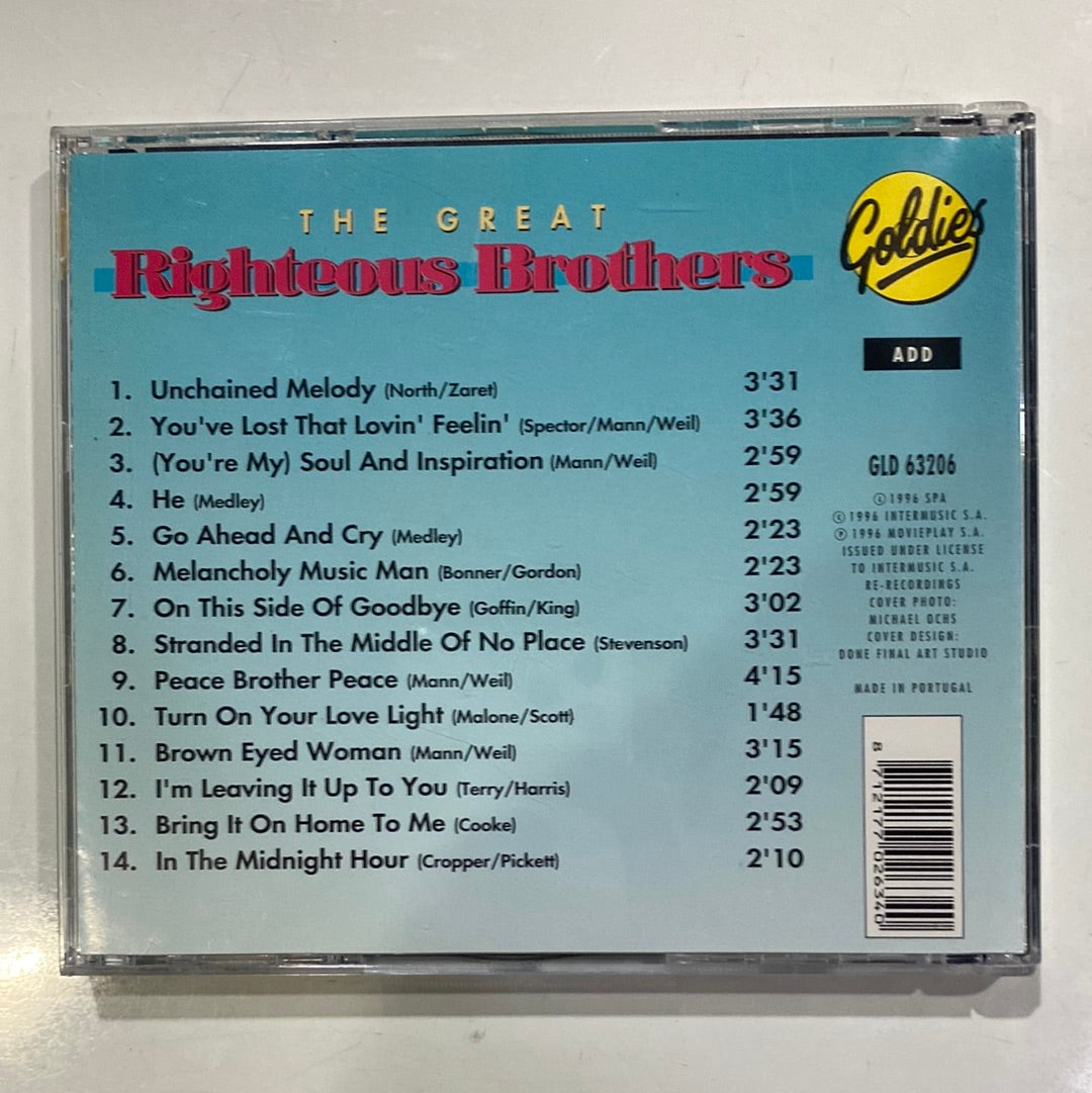 ซีดี The Righteous Brothers - The Great Righteous Brothers CD NM or M-