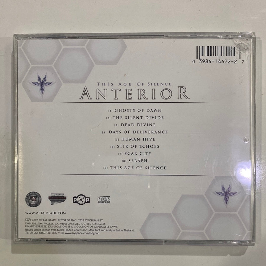 ซีดี Anterior - This Age Of Silence CD NM or M-