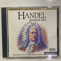 Georg Friedrich Händel - Handel Greatest Hits: Fireworks Music, Water Music, Messiah  (CD) (NM or M-)